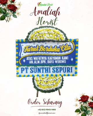 Papan Bunga Duka di Tangkerang Utara