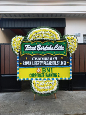 Papan Bunga Duka di Tangkerang Utara