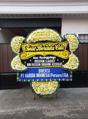 Papan Bunga Duka di Tangkerang Utara