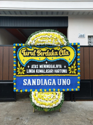 Papan Bunga Duka di Tangkerang Utara
