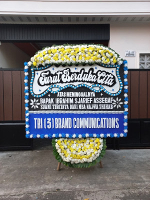 Papan Bunga Duka di Tangkerang Utara